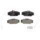 Set placute frana fata BOSCH pentru RENAULT 25, ESPACE II, LAGUNA I, MEGANE I, SAFRANE I, SPORT SPIDER 1.4-3.0 55.7mm x 130.0mm x 18.2mm