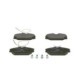 Set placute frana fata BOSCH pentru RENAULT 25, ESPACE II, LAGUNA I, MEGANE I, SAFRANE I, SPORT SPIDER 1.4-3.0 55.7mm x 130.0mm x 18.2mm