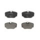Set placute frana fata BOSCH pentru BMW 3 (E30), Z1 1.6-2.7, inaltime 52.0 mm, latime 95.0 mm, grosime 17.0 mm