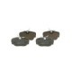 Set placute frana fata BOSCH pentru BMW 3 (E30), Z1 1.6-2.7, inaltime 52.0 mm, latime 95.0 mm, grosime 17.0 mm