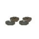Set placute frana fata BOSCH pentru BMW 3 (E30), Z1 1.6-2.7, inaltime 52.0 mm, latime 95.0 mm, grosime 17.0 mm