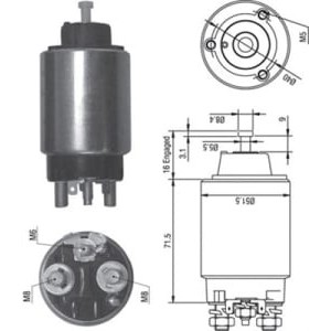 Solenoid, electromotor MAGNETI MARELLI