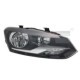 Far TYC Lampa frontala Dreapta H7/H7 electric fara motoras cromat/negru VW POLO POLO IV POLO V
