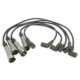 Set cablaj aprinder NGK pentru aprindere prin cabluri SEAT Arosa, Ibiza, Cordoba 1.0-1.6, 5 fire, lungimi între 38-64 cm, culoare negru