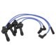 Set cablaj aprinder NGK Subaru Forester / Impreza 2.0 Turbo 98-01, 4 fire, 40 cm, 40 cm, 74 cm, albastru