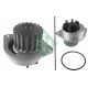 Pompa apa INA pentru CITROEN BERLINGO, C-ELYSEE, C2, C3, C4, SAXO, XSARA 1.6, diametru fulie 56.2 mm, diametru margine 53.0 mm, 19 dinti