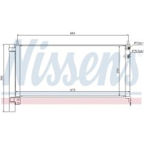 Condensator, climatizare NISSENS