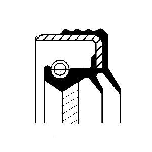 Simering, diferential CORTECO