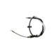 Cablu frana de mana Spate Stanga 1255mm/980mm pentru ALFA ROMEO 156, GT 1.6-3.2 02.97-09.10