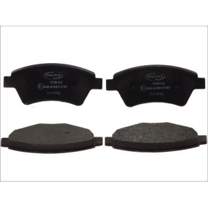 Set placute frana,frana disc DELPHI