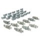 Set accesorii etrier frana SBP pentru DAF CF, CF 65, CF 75, CF 85, SB, XF 95 03.98 - Piese Utilitare, punte fata