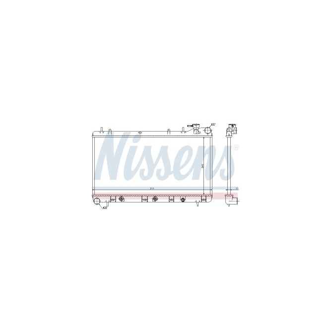 Radiator, racire motor NISSENS