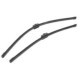 Lamela stergator fata VISIOFLEX 600/475mm pentru AUDI, 2 buc, tip jointless, cu spoiler, lama stergator lata