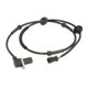 Senzor ABS Spate Dreapta VEMO pentru AUDI A6 C5 1.8-3.0 02.97-01.05, Lungime cablu 1250 mm, 2 pini, Unghiular