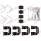 Set accesorii placute frana QUICK BRAKE kit montare placute frana spate HYUNDAI I20 ACTIVE I20 II OPEL KARL 1.0-1.4D 11.14