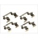 Set accesorii placute frana Fata QUICK BRAKE pentru HONDA ACCORD VI, NISSAN ALMERA I, ALMERA TINO, PRIMERA 1.4-3.0 09.95-