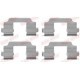 Set accesorii placute frana fata QUICK BRAKE pentru OPEL AGILA, SUZUKI SPLASH, SWIFT III 1.0-1.6 02.05-