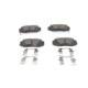 Set placute frana fata BOSCH pentru CHEVROLET MALIBU, OPEL INSIGNIA A, SAAB 9-5, inaltime 59.6 mm, latime 131.6 mm, grosime 18.6 mm