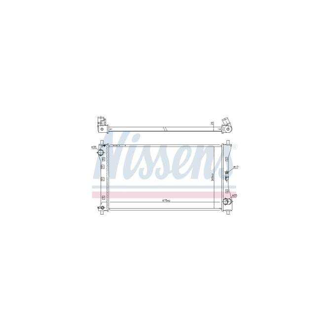 Radiator, racire motor NISSENS