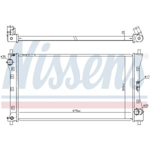 Radiator, racire motor NISSENS