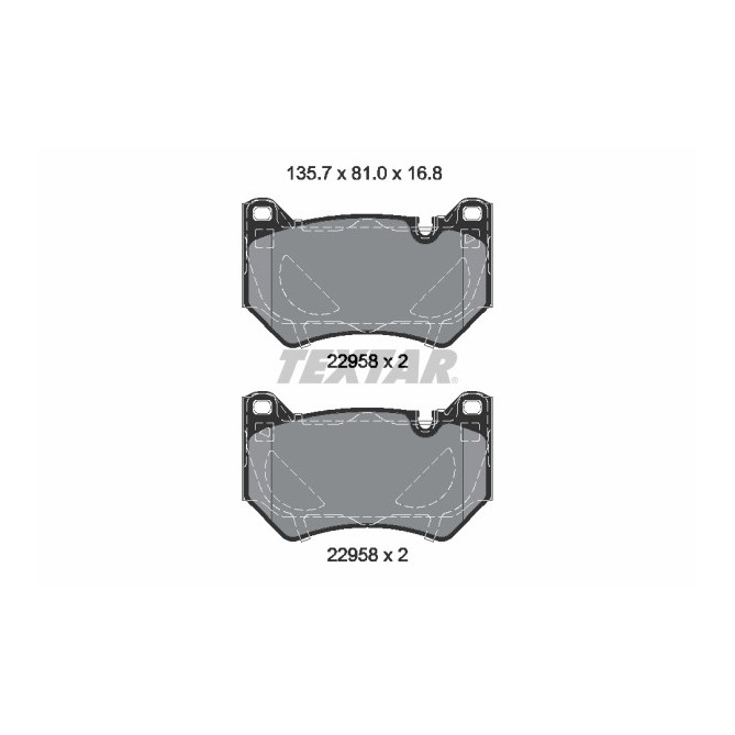 Set placute frana,frana disc TEXTAR