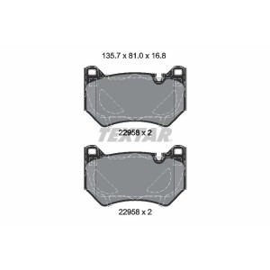 Set placute frana,frana disc TEXTAR