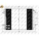 Condensator climatizare NRF aer mai rece VW PASSAT 2.0 FSI 460 mm x 570 mm x 16 mm