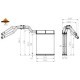 Schimbator caldura incalzire habitaclu NRF pentru FORD GALAXY II, GALAXY MK II, MONDEO IV, S-MAX 1.6-2.5 05.06-06.15, dimensiuni 165x188x32 mm