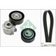 Set curea transmisie cu caneluri INA pentru CITROEN BERLINGO, C8, JUMPY I, FIAT SCUDO, LANCIA PHEDRA, PEUGEOT 206, 1740 mm, 6 nervuri