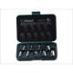Set de șurubelnțe cu șanț 1/2 9 unități profil TORX L = 55mm în cutie plastică