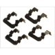 Set accesorii placute frana fata QUICK BRAKE pentru FIAT PUNTO, HYUNDAI ACCENT III, KIA RIO II 1.2-1.9D 09.99-03.12