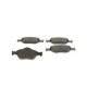 Set placute frana fata BOSCH pentru FORD FIESTA V, FUSION; MAZDA 121 III 1.3/1.4 03.96-12.12, dimensiuni 61.3 mm x 151.4 mm x 18.6 mm