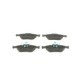 Set placute frana fata BOSCH pentru FORD FIESTA V, FUSION; MAZDA 121 III 1.3/1.4 03.96-12.12, dimensiuni 61.3 mm x 151.4 mm x 18.6 mm