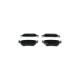 Set placute frana spate MAZDA 6 2.0/2.2D/2.5 08.12- BOSCH, inaltime 47.2 mm, latime 104.1 mm, grosime 15.6 mm