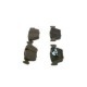 Set placute frana fata BOSCH pentru BMW 3 E36 E46 5 E34 7 E32 Z3 E36 Z4 E85 E86 1.8-5.0 dimensiuni 64 mm x 156.6 mm x 20 mm
