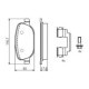 Set placute frana spate BOSCH pentru ALFA ROMEO 159, BRERA, SPIDER; LANCIA DELTA III, THESIS 1.8-3.2 07.02-08.14