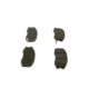 Set placute frana fata BOSCH pentru CHEVROLET CAPTIVA, OPEL ANTARA, inaltime 61.9 mm, latime 149.2 mm, grosime 17.0 mm