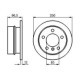 Disc frana BOSCH Spate Dreapta/Stanga pentru MERCEDES G (W463), SPRINTER II-III-IV, VW LT 28-46 II, Diametru exterior 258 mm, Inaltime 96.7 mm