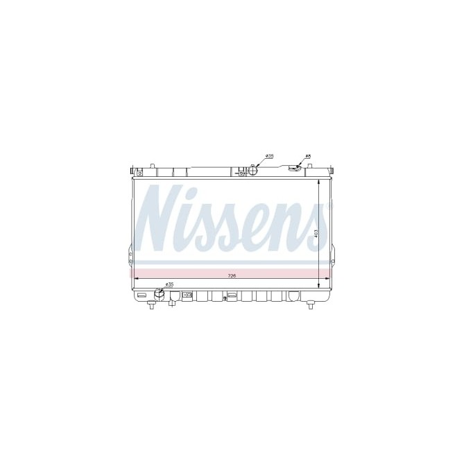 Radiator, racire motor NISSENS