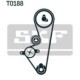 Set pompa apă + curea dintată SKF pentru CITROEN BERLINGO, C2, C3, SAXO; PEUGEOT 106 II, 206, PARTNER 1.1 05.96-06.13