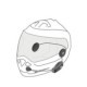 Microfon INTERPHONE U-COM 8R set 1 casca motocicleta accesorii multimedia