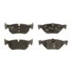 Set placute frana spate TRW MOTO pentru BMW 1 E81 E82 E87 E88 3 E90 E91 E92 E93 X1 E84 1.6-3.0 06.04-06.15 43.5mm 123.1mm 17.1mm