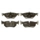 Set placute frana spate TRW MOTO pentru BMW 1 E81 E82 E87 E88 3 E90 E91 E92 E93 X1 E84 1.6-3.0 06.04-06.15 43.5mm 123.1mm 17.1mm