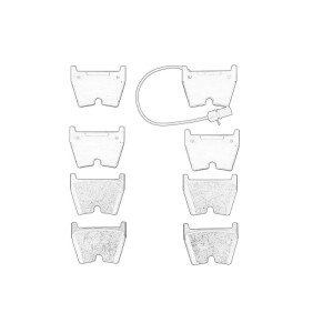 Set placute frana,frana disc OE VW