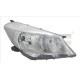 Far TYC Lampa frontala Dreapta H4 electric fara motoras cromat pentru TOYOTA YARIS YARIS/HATCHBACK