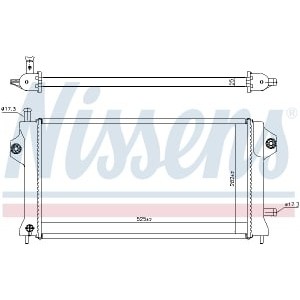 Radiator, racire motor NISSENS