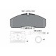 Set placute frana fata TEXTAR MERCEDES SPRINTER 5-T (B905) 2.7D 04.01-05.06 67.8mm x 164.7mm x 19.9mm