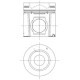 Piston KOLBENSCHMIDT 127mm STD pentru SCANIA 4, 4 BUS, G I, K, N BUS, P I, R I, T DC11.01-DC9.21 01.96