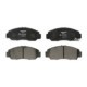 Set placute frana fata DELPHI pentru ACURA TSX, HONDA ACCORD VII, CIVIC VII-VIII, FR-V, JAZZ II, ODYSSEY, STREAM 58mm x 149mm x 17mm