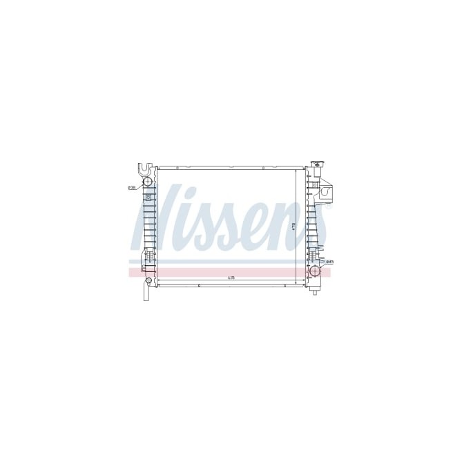 Radiator, racire motor NISSENS